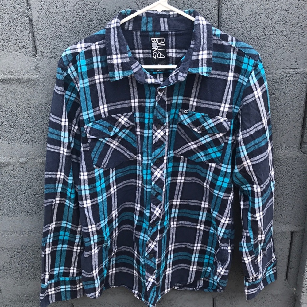 Blue Billabong Flannel